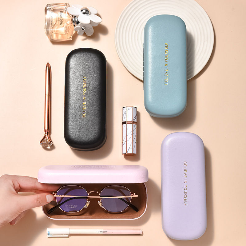 Wholesale Glasses Case rtable Creative Simple Retro Art Harajuku ins Girl Men's Anti-pressure and Anti-pressure Myopia Eye Case