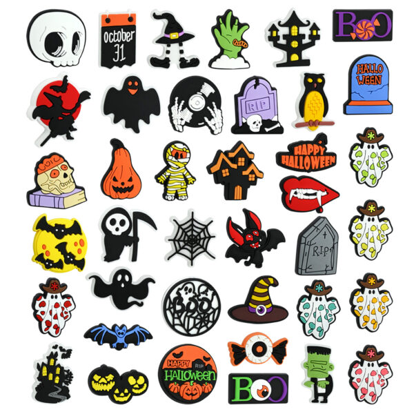Wholesale Halloween Series PVC Soft Beads
