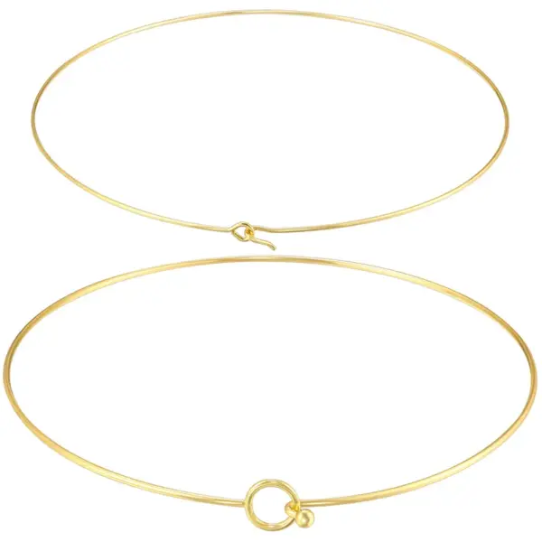 Wholesale Jewelry Casual Simple Style Geometric 304 Stainless Steel 18K Gold Plated Choker