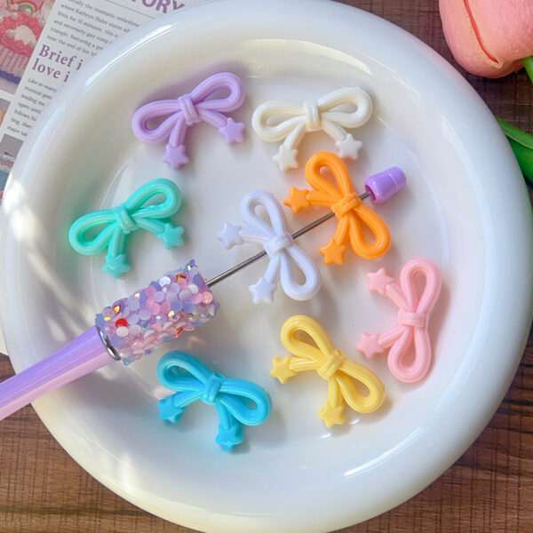 Wholesale Bow tie, knot, stars, scattered beads, bead beads