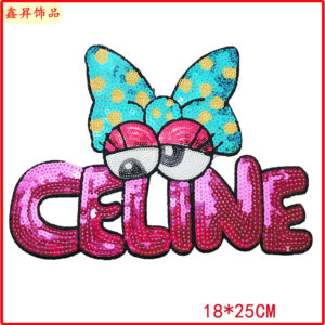 #5 purple letters 18*25cm