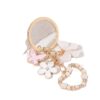oly-c67f3639e4f843ffd2e3c779ae764b03 Wholesale butterfly flower alloy key chain pendant love diamond cute small white flower pendant key chain aessories