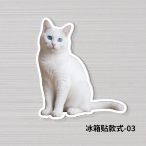 Refrigerator magnet cat style-03
