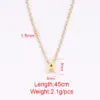 Wholesale Fashion Letter Stainless Steel Plating Pendant Necklace 1 Piece