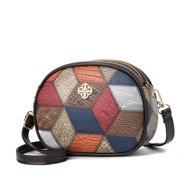 Wholesale Small bag women's bag 2024 New versatile fashion messenger bag soft leather three-layer coin purse mobile phone bag shoulder bag