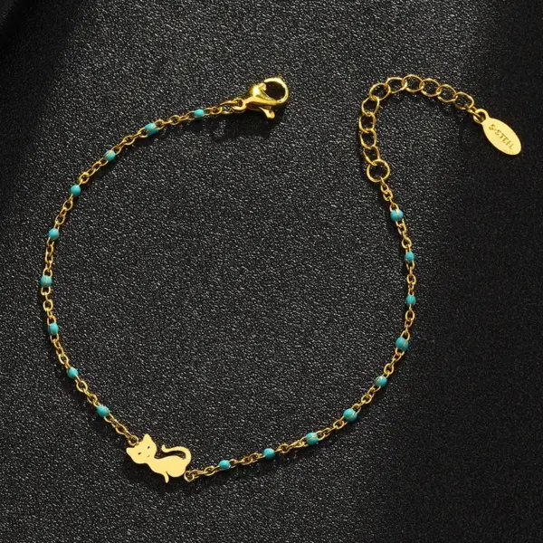 Wholesale Water Plating 18K Gold Plated Animal 201 Stainless Steel 304 Stainless Steel Fashion 304 Stainless Steel Bracelets