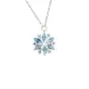 Wholesale Snowflake Copper Simple Style Copper Pendant Necklace Necklace