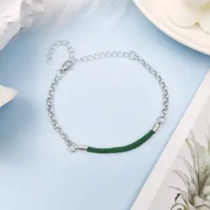 O-Ring Chain Milan Rope Dark / Green