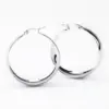 Wholesale 1 Pair Simple Style Commute Geometric Plating Titanium Steel Earrings