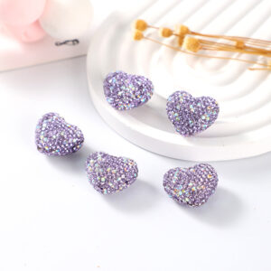 Light violet gypsophila heart