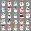 oly-c6a04a0068fd28aae7df0ae2fd3212b4 Wholesale snowman graiti cartoon sticker waterproof