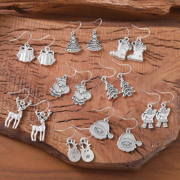 oly-c6a4069c001db5e63e99a04ff15b19a2 Wholesale Santa Claus pendant earrings