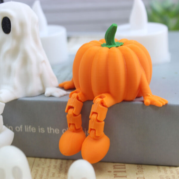 Wholesale Halloween Home Decoration Ornaments Choir Ghost Toy Pumpkin Man Faceless Cape Men Mini Scene Model