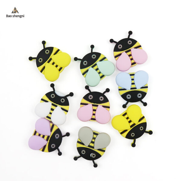 Wholesale Silicone DIY Bee Beads
