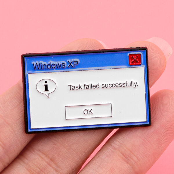 Wholesale Quote Brooch Cartoon Metal English Letter Badge