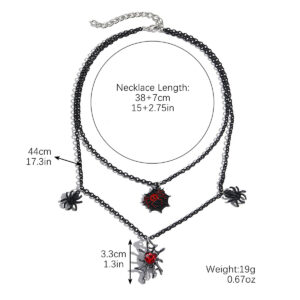 N2404-25 Spider Pendant Double Layer