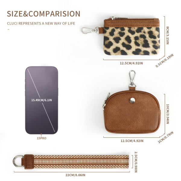oly-c71cb6585d82ec270f16d86c19069d66 Wholesale in stock Lulu Style Multi-functional Fashion Women's Wristlet rtable Simple Bank Card Mini Coin Purse Leopard Print PU