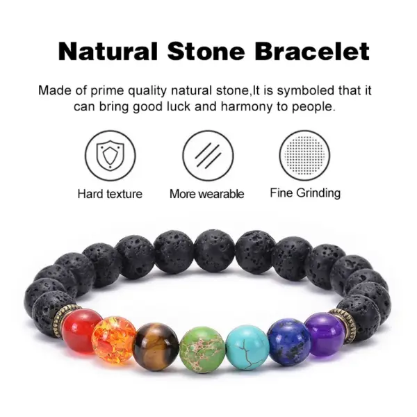 Wholesale Fashion Colorful Natural Stone Natural Stone Bracelets In Bulk