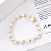 Fashion Letter Titanium Steel Beaded Bracelets 1 Piece