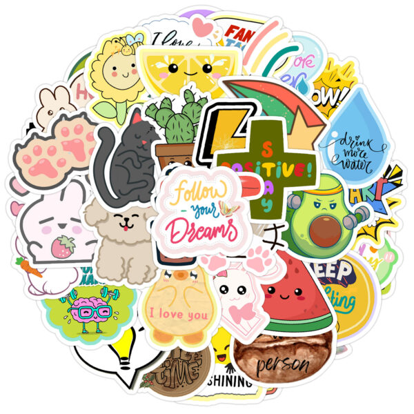 Wholesale 50 cute graffiti stickers waterproof decorative stickers