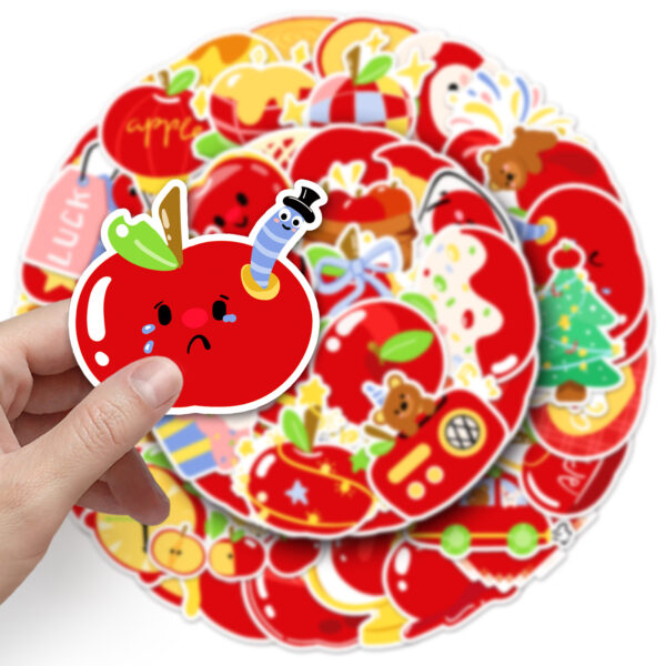 Wholesale 50pcs/pack Original Apple Graffiti Stickers