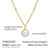 Wholesale Elegant Pearl Necklace And Earring Set For Women Stainless Steel Non-Fading Luxury Jewelry Accessories Suitable For All Seasons