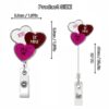 oly-c7515b72209463b68f2c01864e20eef9 Wholesale Amazon Acrylic Retractable Badge Reel Medical Certificate Easy Pull Buckle Employee Certificate Badge Card Clip Buckle