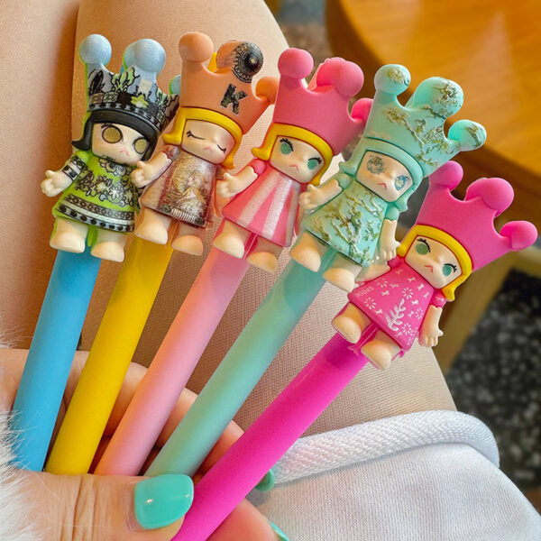 Wholesale Cute King Doll Gel Pen OLY Exclusive