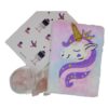 Wholesale Creative girly cute plush unicorn notebook