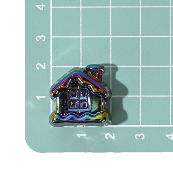 Wholesale Cartoon house straight hole beaded