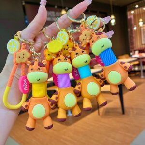 Telescopic giraffe [orange mixed hair]