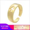 Wholesale Glossy Copper Plated 18k Gold Ring Lightning Airplane Butterfly Pattern Couple Ring