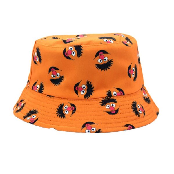 Wholesale Cross-border hot hat American Cartoon Cartoon printed fisherman hat men's and women's outdoor leisure sun protection basin hat tide