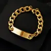 Wholesale Real Gold Plated Leaves 304 Stainless Steel Vacation Rock Classic Style Waterproof Non Tarnish 304 Stainless Steel Bracelets