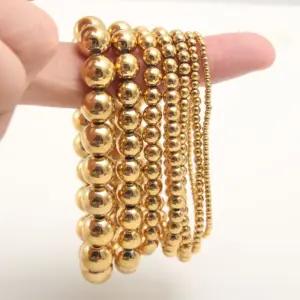 Wholesale Simple Style Geometric 304 Stainless Steel Bracelets In Bulk