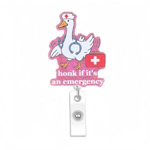 Medicine box with a large white goose (fixed clip)