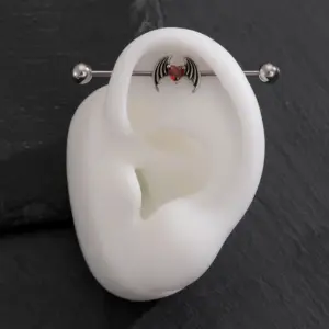 Stainless Steel Color + Antique Silver 0930 (bat Wing)