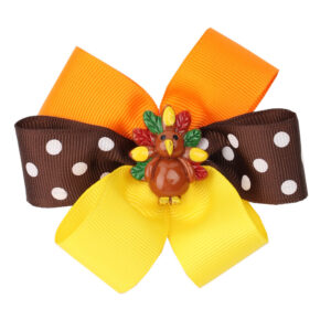 Three-color Thanksgiving Rib Hairpin