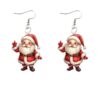 Wholesale Cartoon Santa Claus Acrylic Earrings