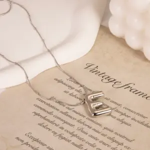 Silver / Letter E