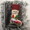 oly-c7d2969437ab91b11a6e7b3858a6a749 Wholesale Cross-border Christmas decorations, forest old man car gift bags, Christmas stockings, linen Christmas stockings, gift bags