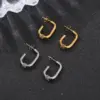 Wholesale PVD Coated 18K Gold Real Gold Plated Geometric 201 Stainless Steel Fashion Waterproof Non Tarnish Drop Earrings