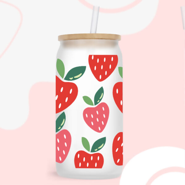 Wholesale Colorful Fruits 16oz Cup UV DTF Wrap