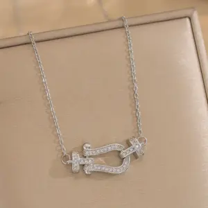 253 Steel Vachette Clasp Necklace