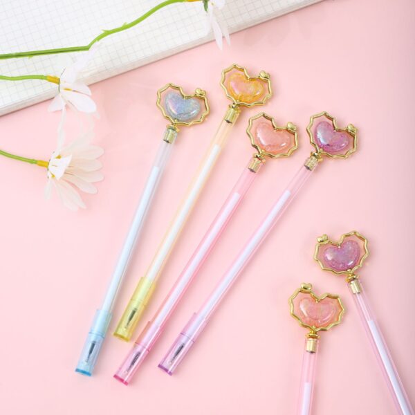Wholesale Creative Korean style love beads gel pen cute high-looking shape gift pen signature pen student stationery 0.5
