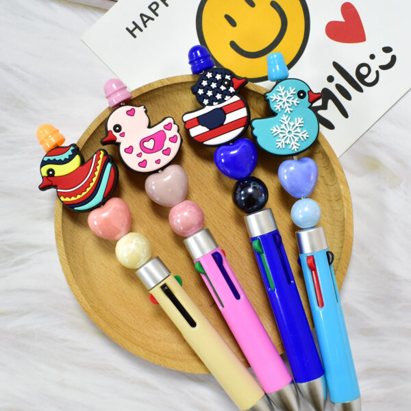 Wholesale Cartoon duck beaded