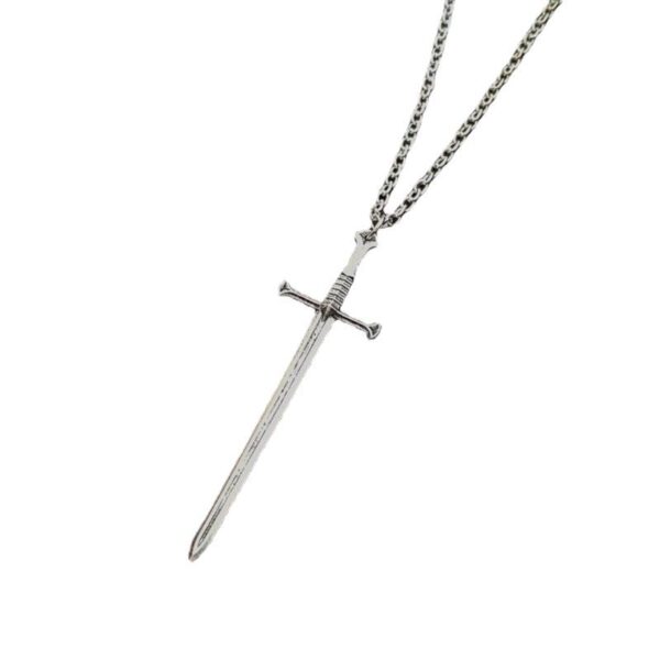 oly-c80a735a1394148c8c354b9c6dd095ae Wholesale Europe and the United States cross-border new popular Gothic sword pendant bronze necklace ornaments retro punk style necklace gift