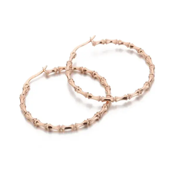 Wholesale PVD Coated 18K Gold Plated Geometric Stainless Steel Fashion Waterproof Non Tarnish Earrings