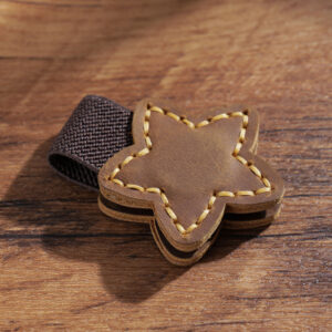 Magnetic buckle bookmark / Crazy horse brown