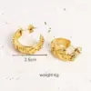 PVD Coated 18K Gold Plated Real Gold Plated Sun Star Moon 304 Stainless Steel Retro Waterproof Non Tarnish Bracelets Earrings